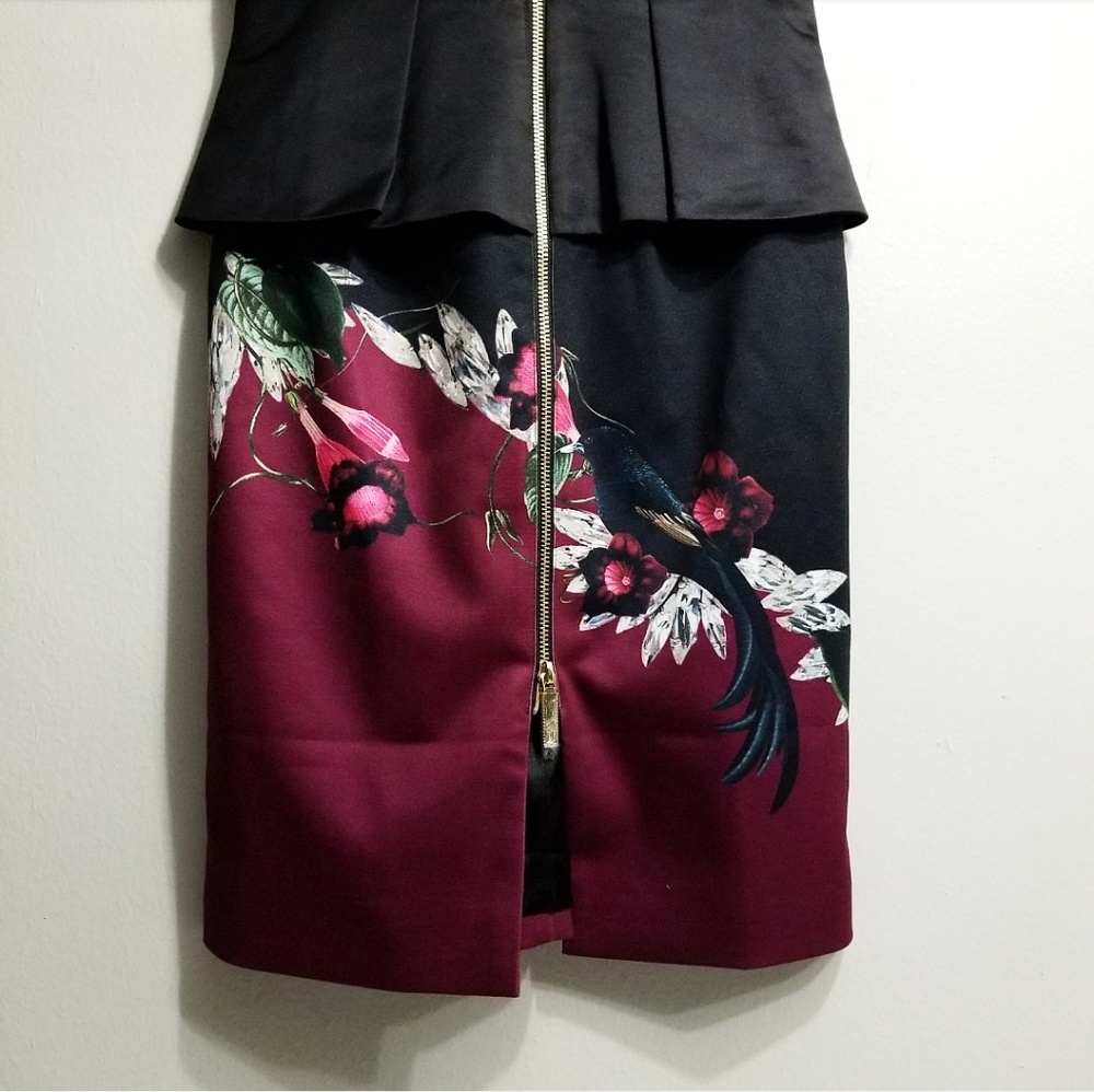💥LAST 1💥NWT TED BAKER BEJEWELED SHADOW DRESS - Picture 3 of 8